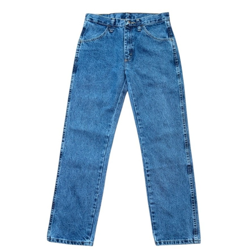 Vintage 90s Y2K Rustler Mens Regular Fit Straight Leg Denim Jeans Blue Wash Pant